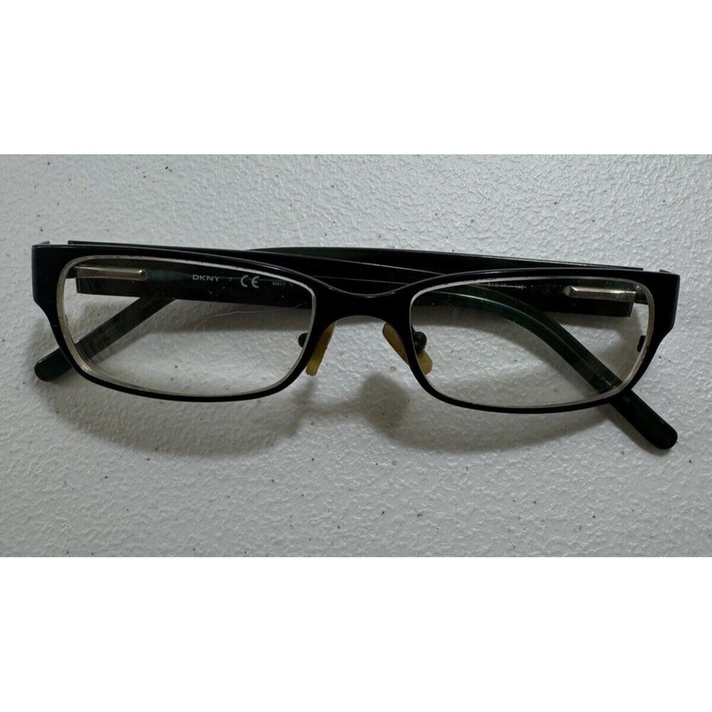 Dkny Black Rectangular Eyeglasses Frame Only Dy55… - image 4